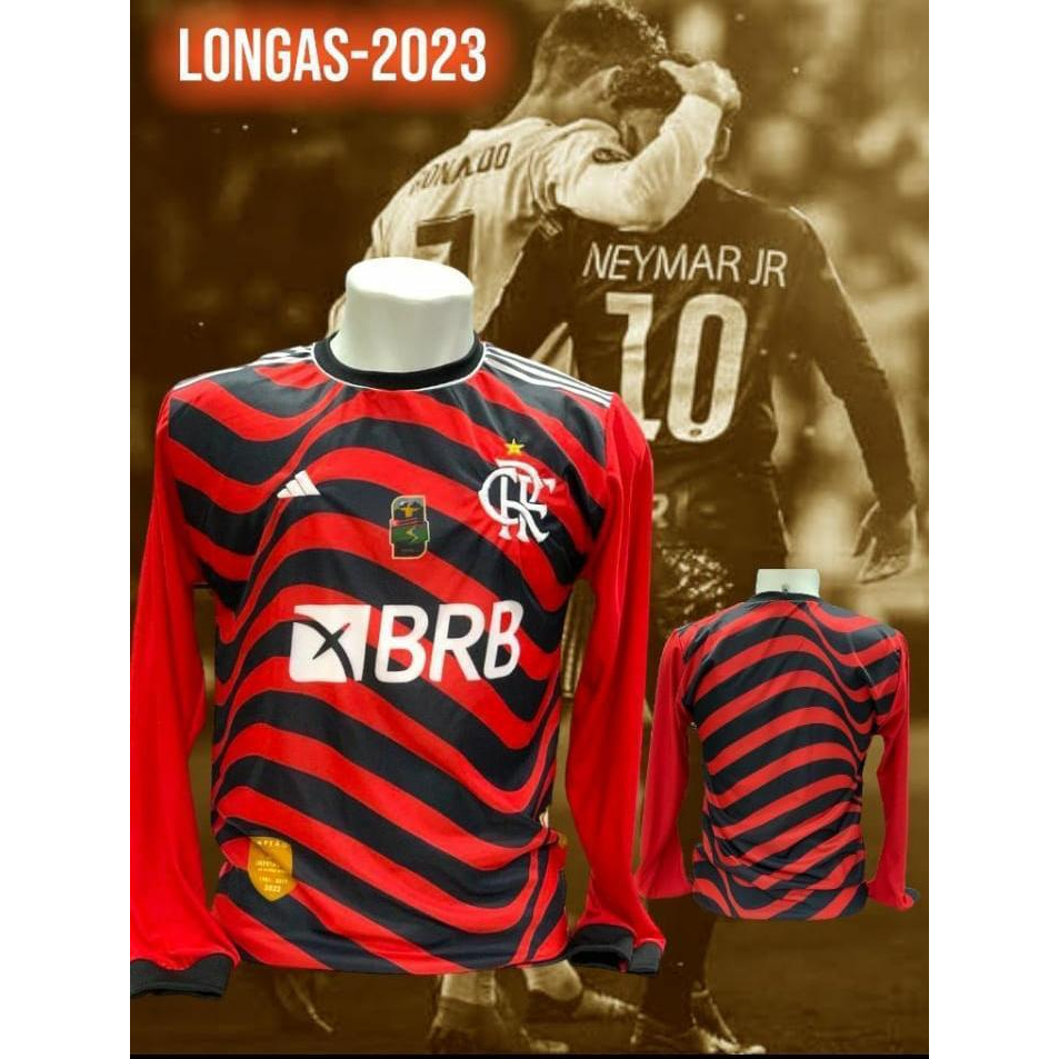 Camisa manga best sale longa flamengo 2019