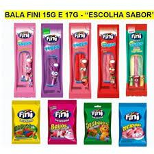 Fini Tubes E Bala De Gelatina - Caixa C/12 Escolha O Sabor | Shopee Brasil