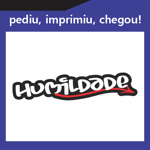 ADESIVO VINIL HUMILDADE 4X20 CM | Shopee Brasil