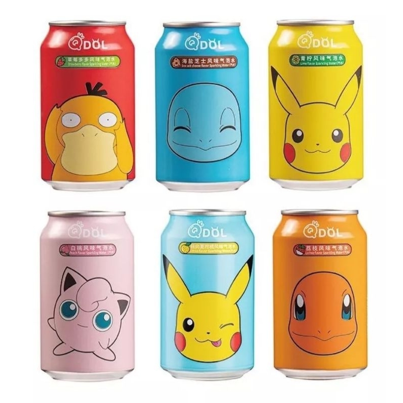 Lata Refrigerante Pokémon Personagens - Importada