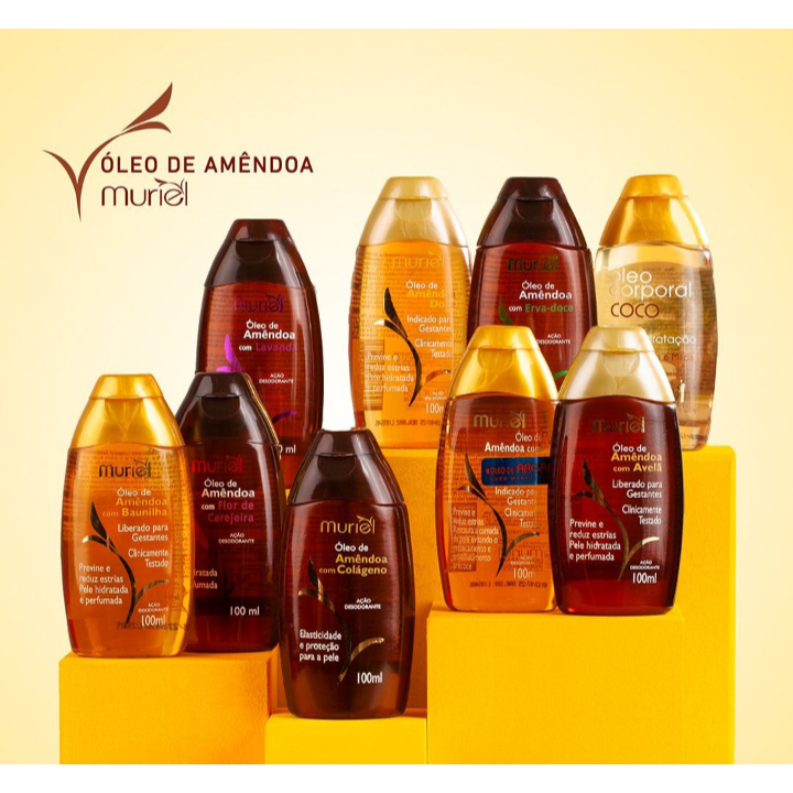 Óleo Corporal De Amêndoas 100ml - Muriel Liberado para Gestantes ...