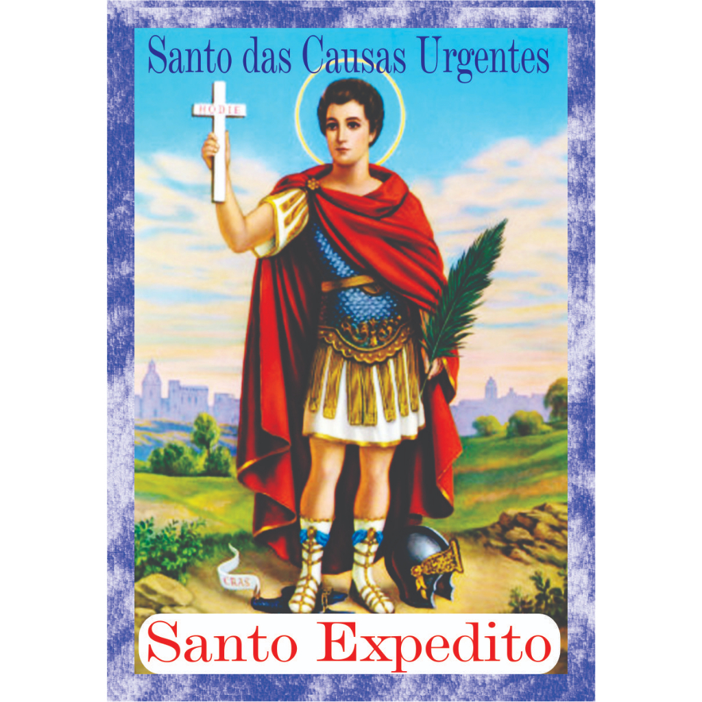 500 Santinhos Santo Expedito Mais Barato