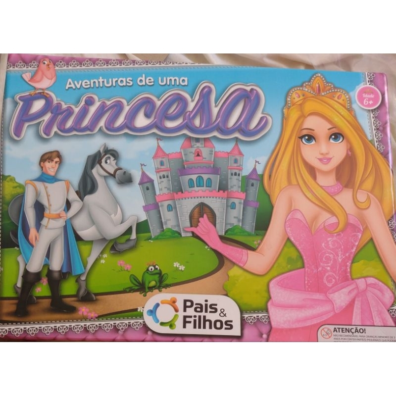 Jogo de Tabuleiro Aventuras De Uma Princesa