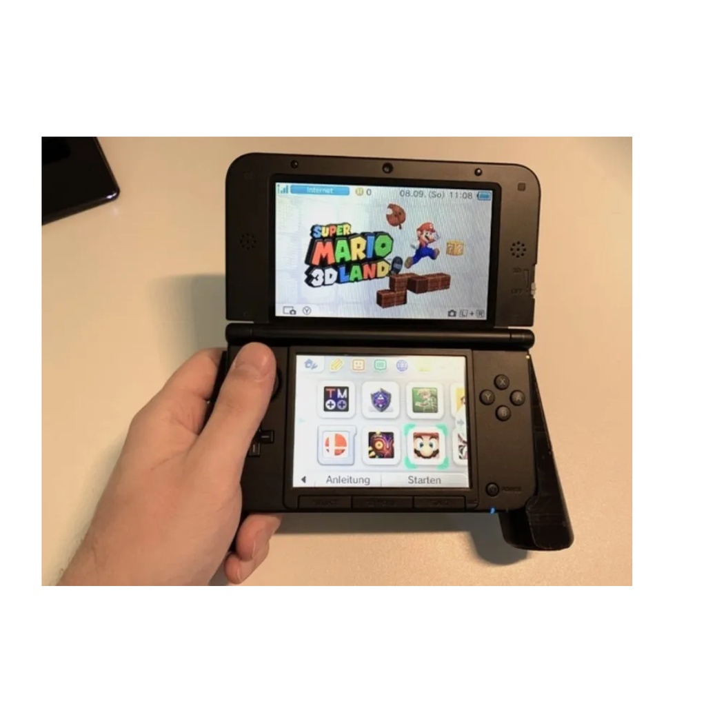 Grip De Mão Compatível Com Nintendo 3ds Xl Case Suporte Apoio Pegada 3d