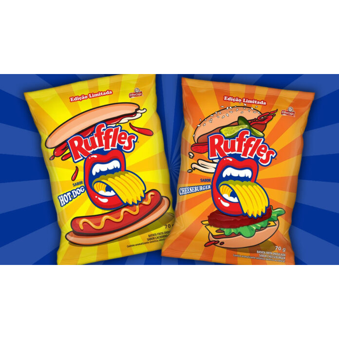 Salgadinho Biscoito Batata Ruffles Hot Dog e Cheeseburger 70g