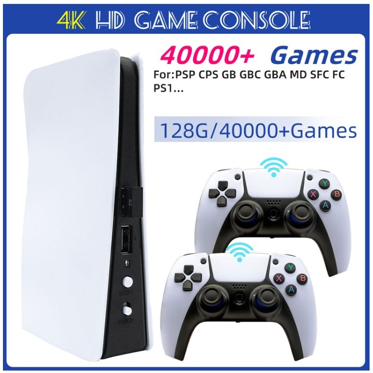 Game Stick 4K GD10 128GB New Retro Video Game Console 2.4G Wireless –  Realtech