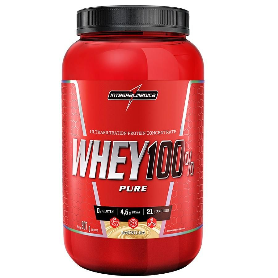 Whey 100% Concentrado WPC IntegralMédica 907g Pote