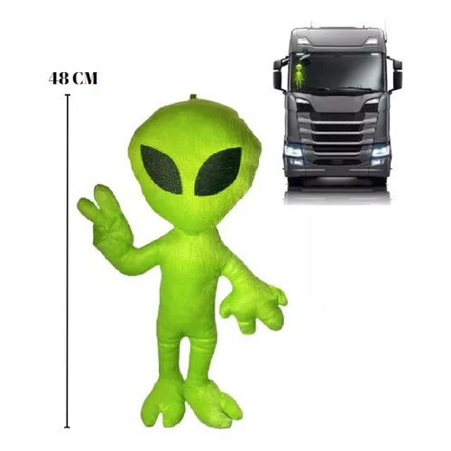brinquedo de pelúcia Boneco E.T O Extraterrestre Alienígena Na Garrafa Et com 40 cm