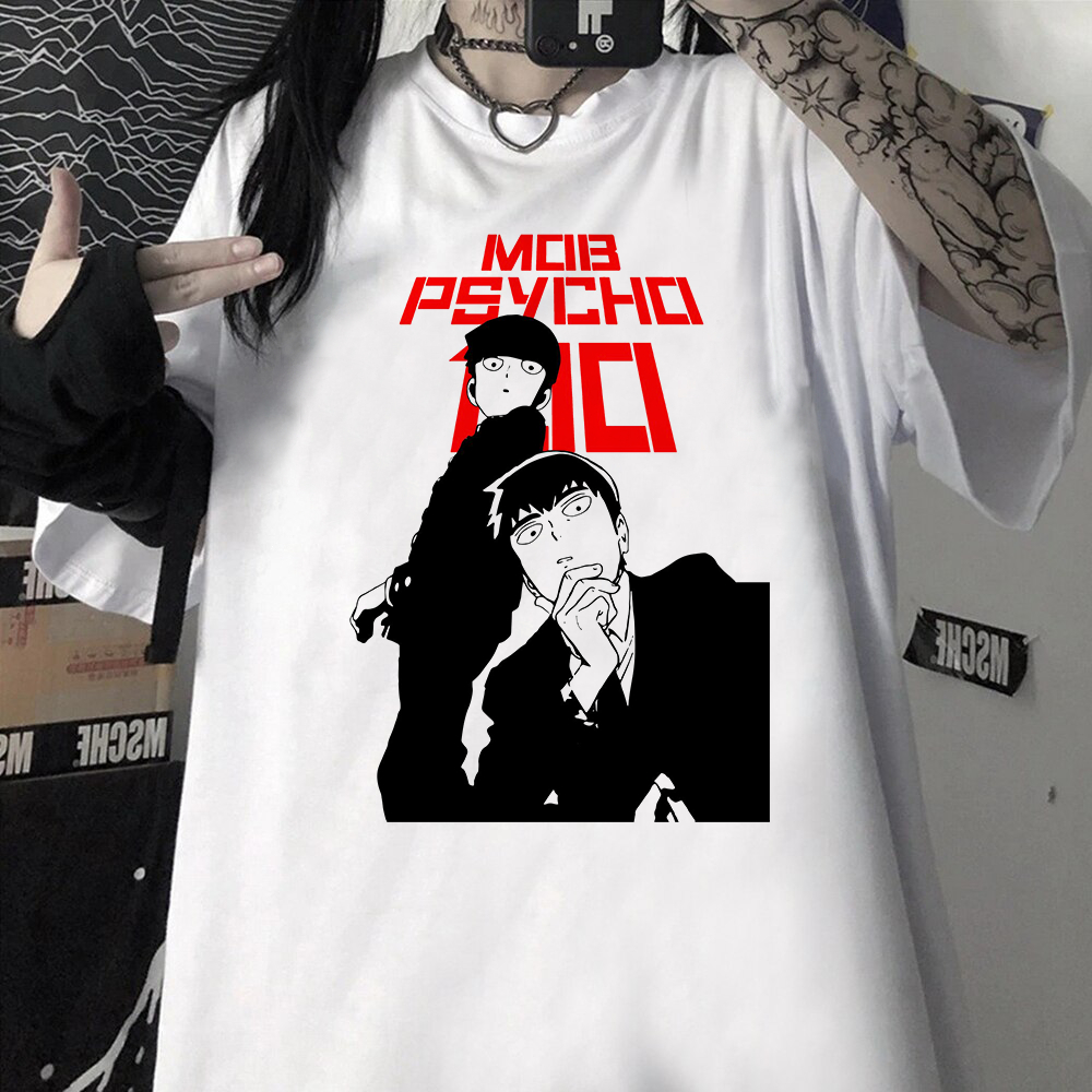 Camiseta mob psycho 100 Unissex