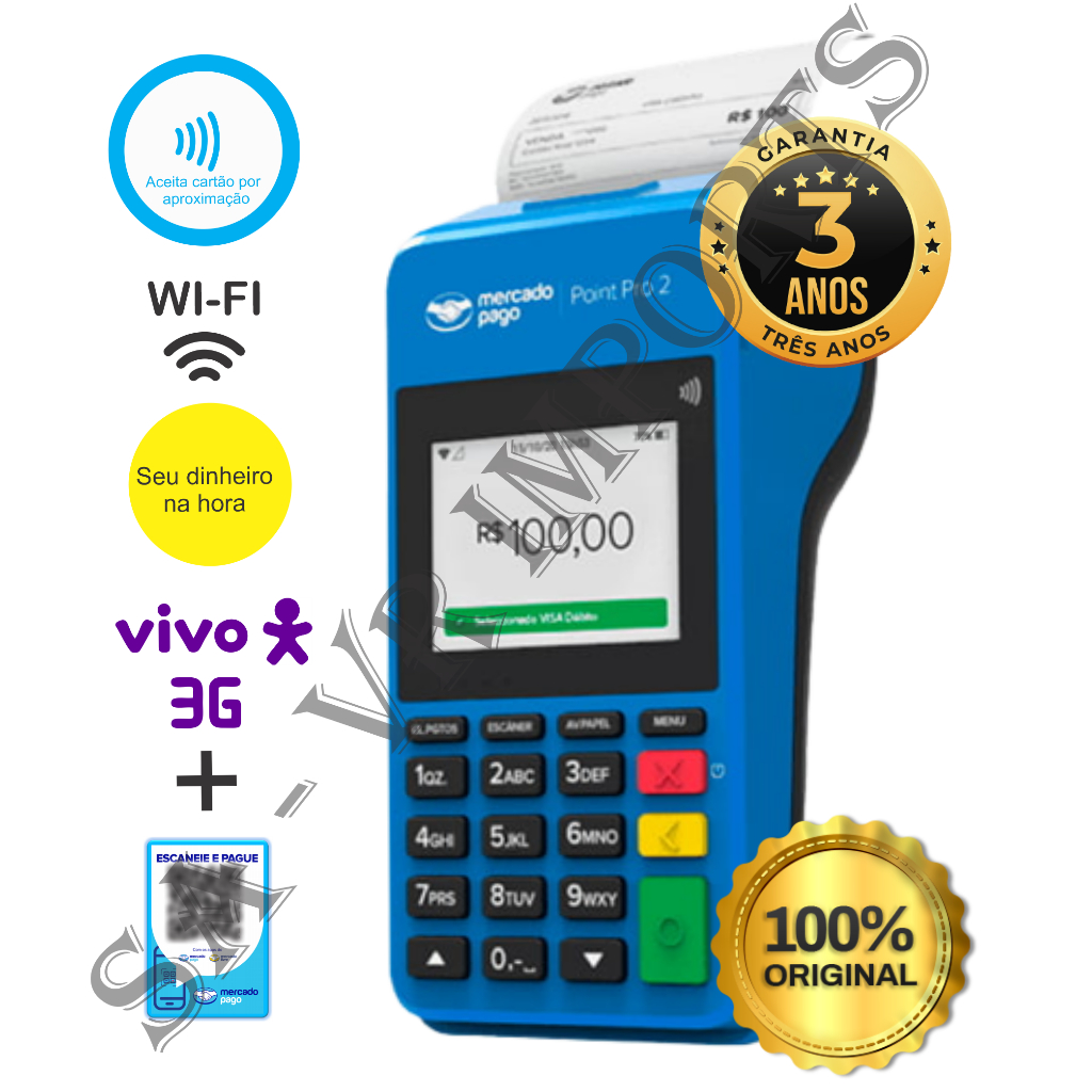 Maquina Point Pro 2 Vivo 3g | Shopee Brasil