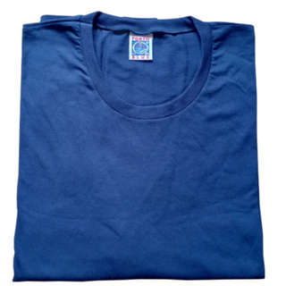 Camiseta Azul Marinho Escuro Lisa Camisa PV Anti pilling