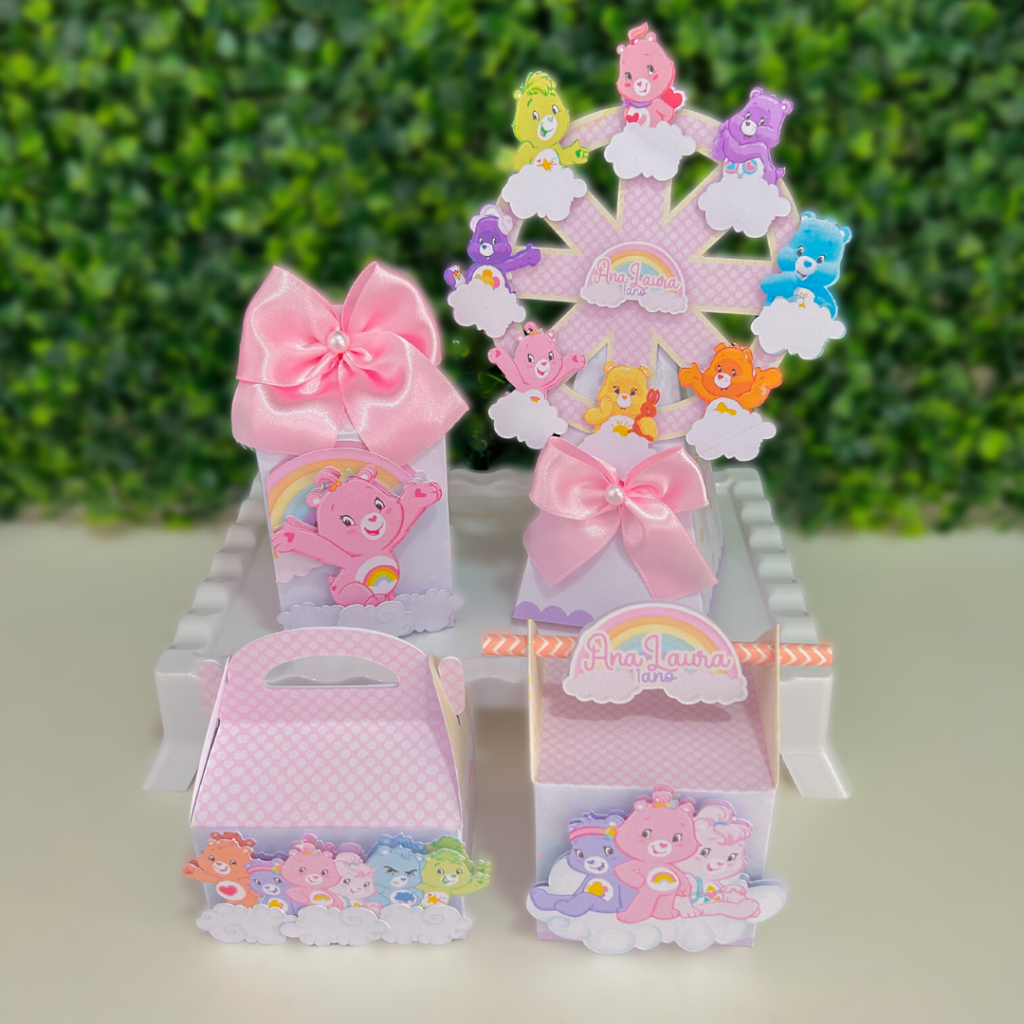 Kit Festa Ursinhos Carinhosos Candy | Personalizados | Lembrancinhas | Aniversário