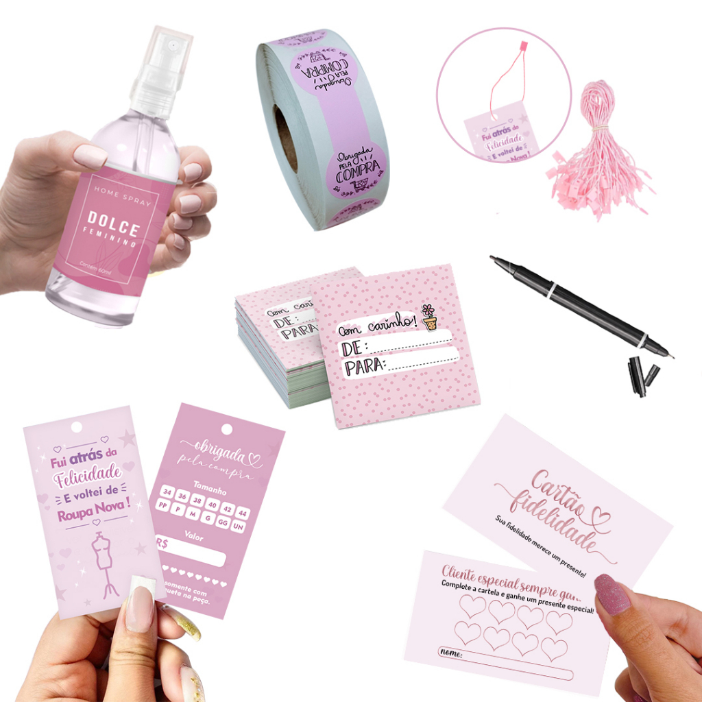 Kit Empreendedor Para Lojas De Roupas + De 250 Itens