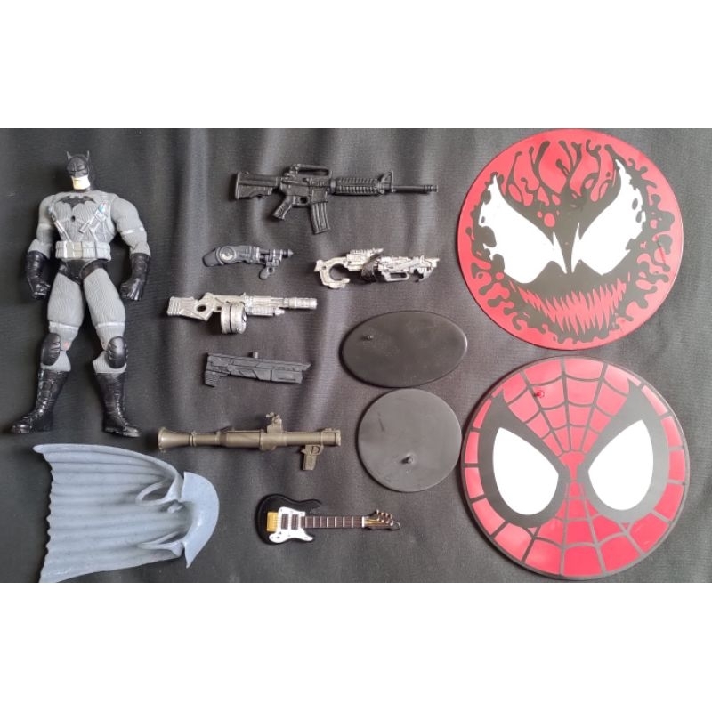 lote acessórios, bases e corpos para custom de action figures Marvel legends dc