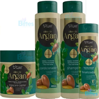 Kit Óleo de Argan Suave Fragrance Cosméticos Nutre a Fibra Capilar