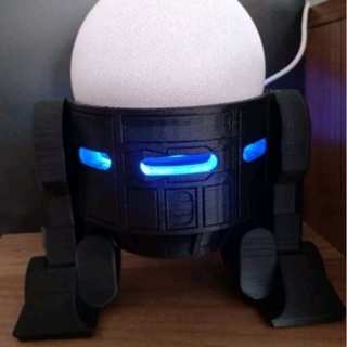 Soporte Alexa Echo Dot 4 Ta Gen Tipo R2d2 Star Wars Blanco