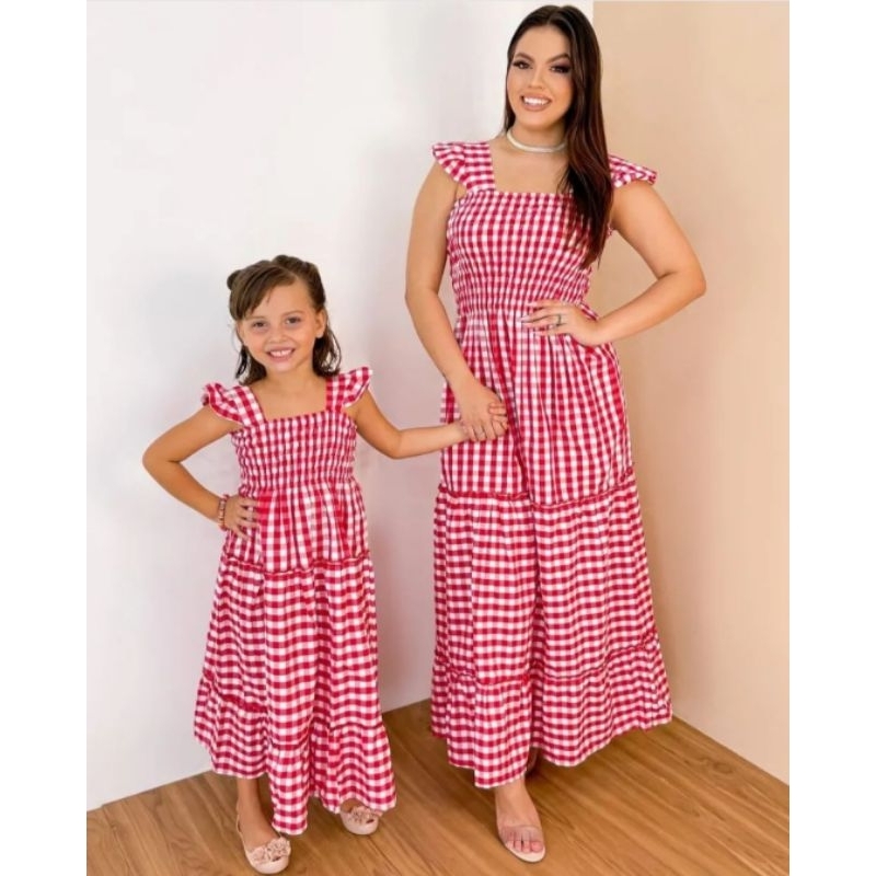 kit Vestido Tal mãe tal filha/moda mãe e filha | Shopee Brasil
