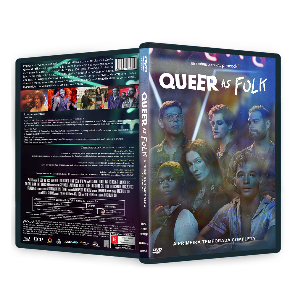 Blu-ray + DVD Queer As Folk - A Primeira Temporada (+ Extras) 2022