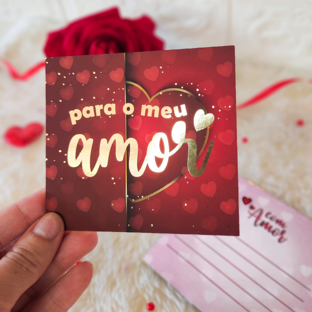 Namorados Jogo do Amor ou Amasso + Cartão Personalizado Casal