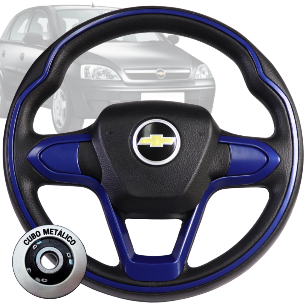 Volante Esportivo Bmw Azul Corsa Classic Corsa Wind Celta Onix Prisma ...