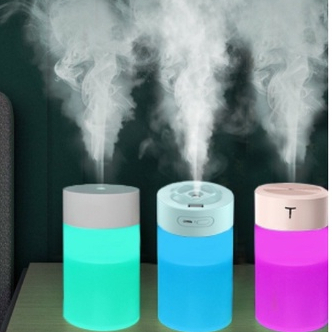 Mini Umidificador De Ar Portátil Usb Led 260ml AT UTILIDADES