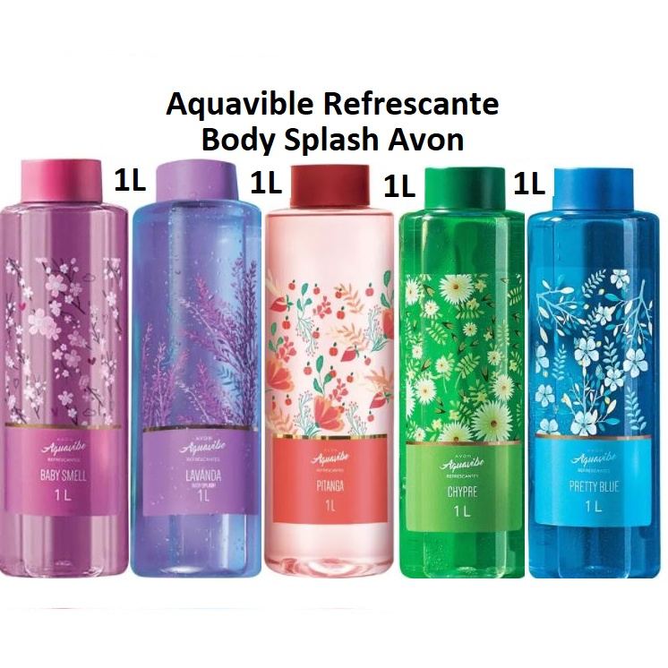 Avon Body Splash Aquavibe Baby Smell Lavanda Chypre Pitanga 1L Shopee
