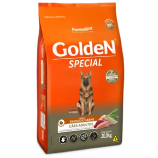 Ração Golden Special Cães Adultos Frango e Carne 20kg