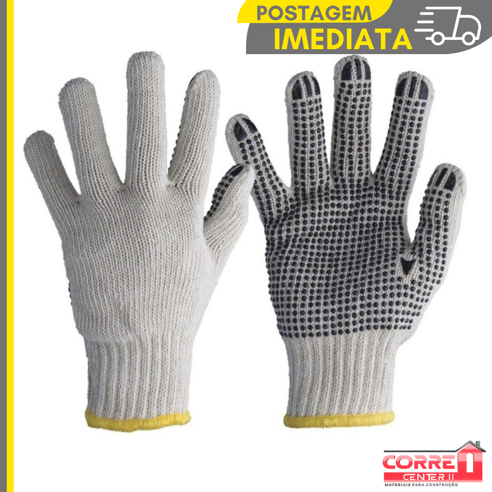Luva Tricotada De Algodão Branca - Pigmentada Startools