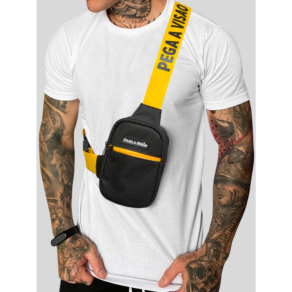 Shoulder Bag Necessaire Transversal Mini Bag Pega a Visao Com Alça