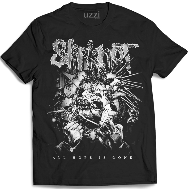 Camiseta Slipknot All Hope Is Gone Camisa de Banda Blusa de Rock