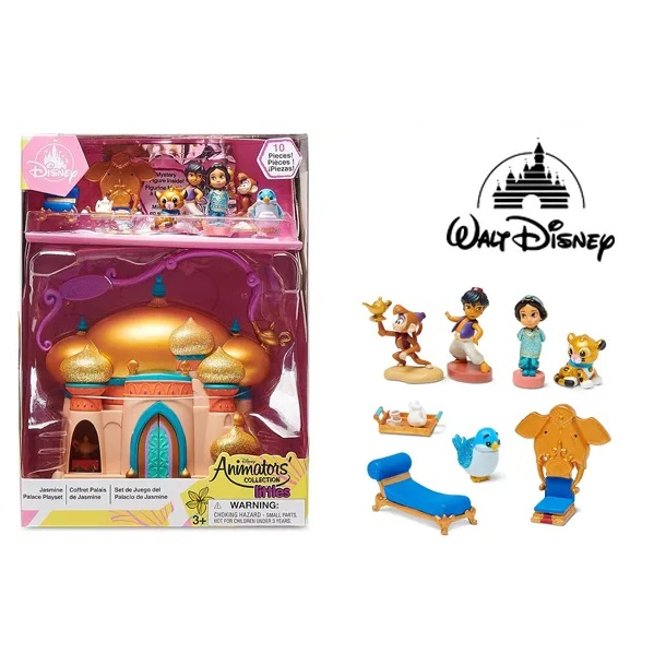 Boneca Jasmine Mini Doll Playset Animators Collection 10 Pçs Shopee