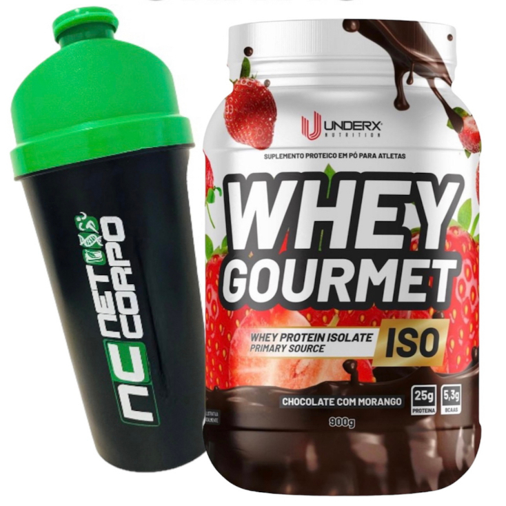 Whey Gourmet 900g Isolado E Concentrado Baixo Carboidrato