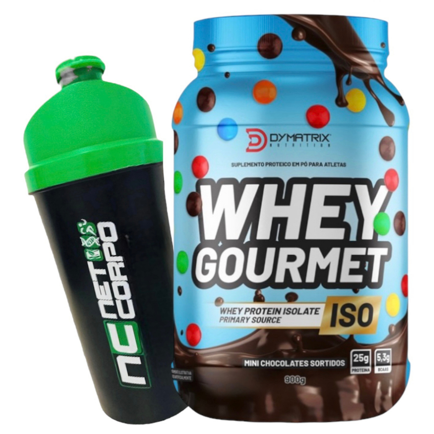 Whey Gourmet 900gr Isolado Concentrado Baixo Carbo Whey Protein