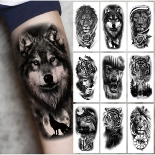 Tatuagem temporária masculina e feminina fake.