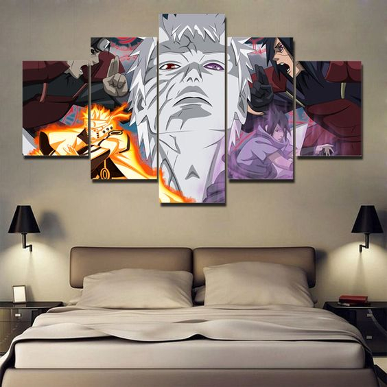 Quadro decorativo Obito Uchiha Naruto Shippuden