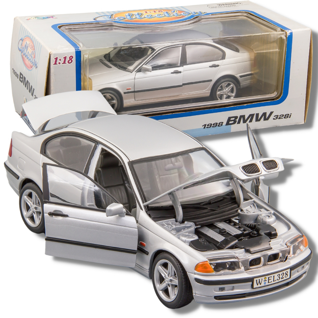 Miniatura De Ferro BMW 328i 1998 Welly 1:18 | Shopee Brasil
