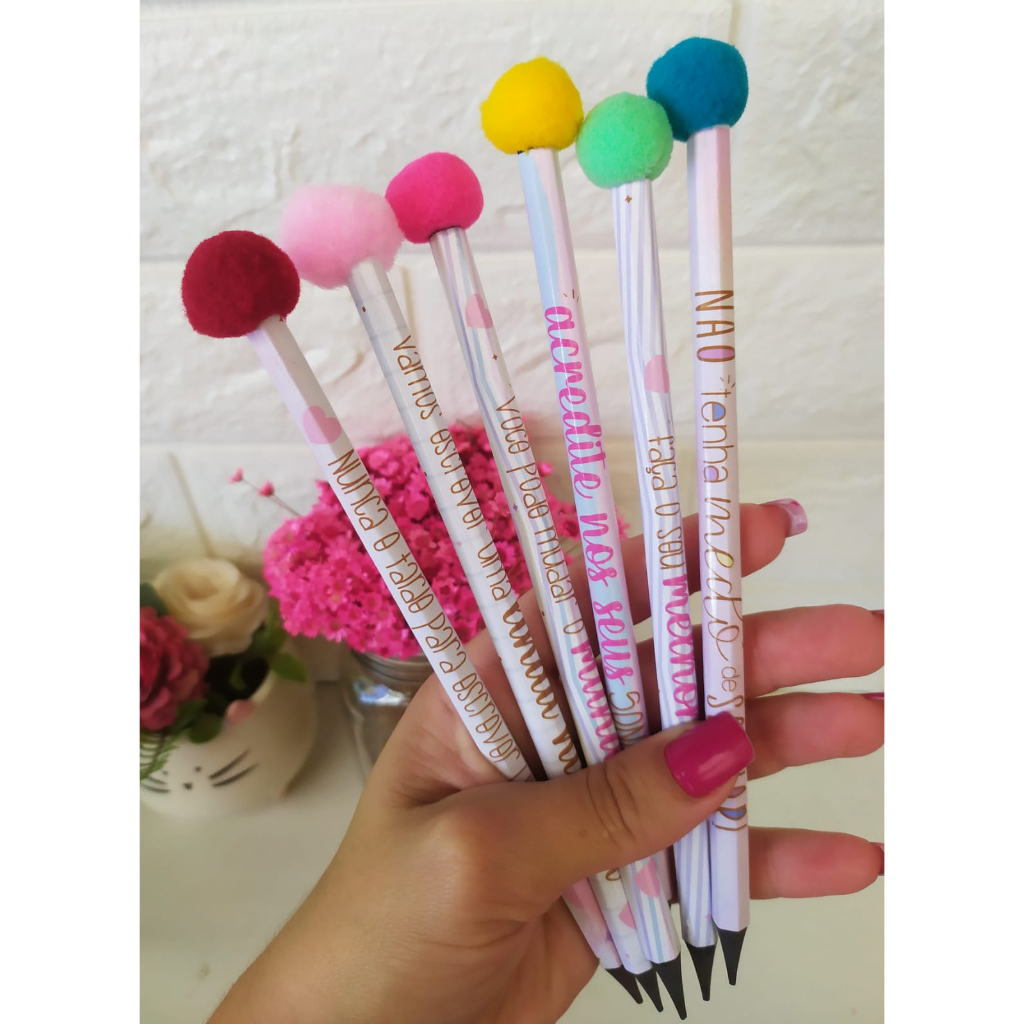 Lápis personalizado para lembrancinhas de festas e mimos ao cliente ...