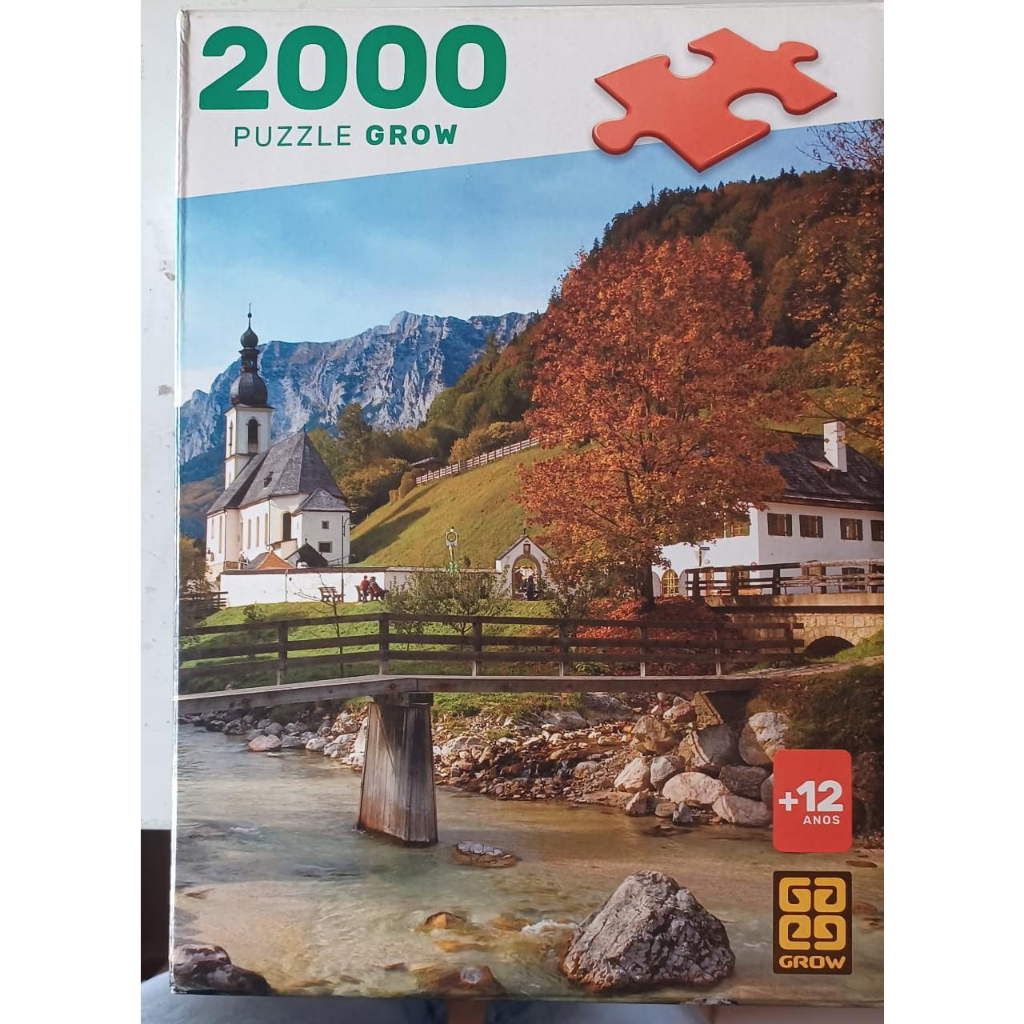 Puzzle Grow 2000 - Cidade dos Sonhos, Encantadora paisagem …