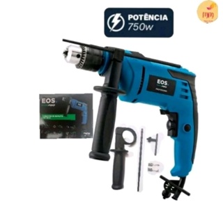 Furadeira de impacto 1/2" 750w eos maxpro profissional EFU02PRO