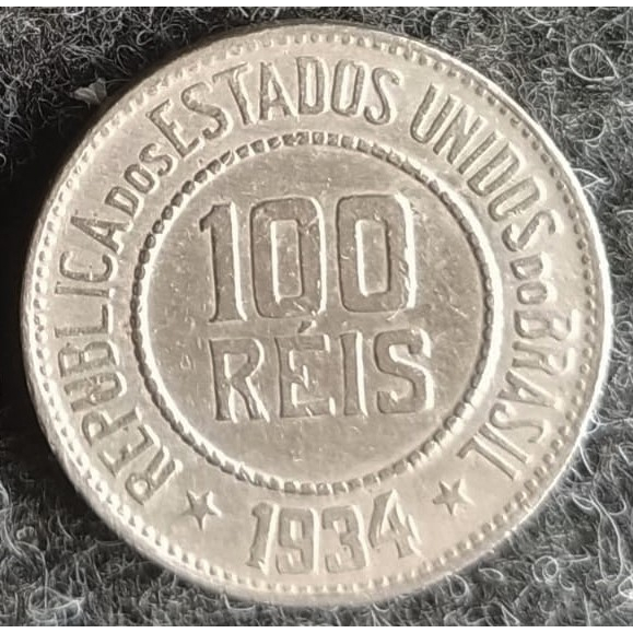 M-221 Moeda 100 Reis 1934 - Níqueis