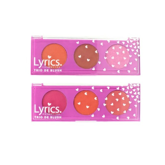 Paleta Trio de Blush Lyrics Shopee Brasil