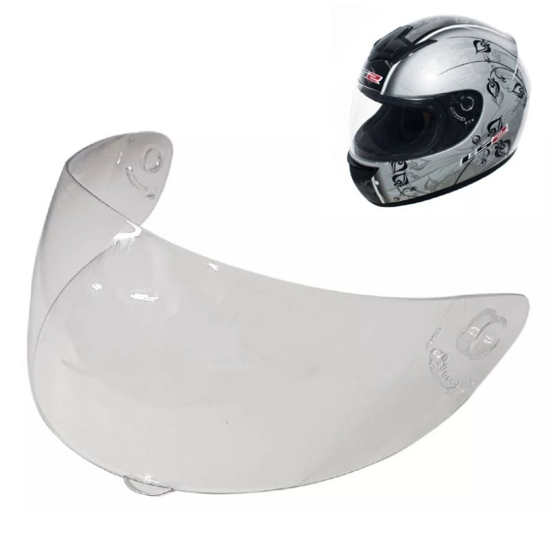 Viseira cristal Capacetes LS2 FF350 / NORISK FF311 / NITRO / TEXX / GDR ...