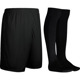 Kit 1 Calção de Futebol e 1 Par de Meião Adulto Bravo Esportes