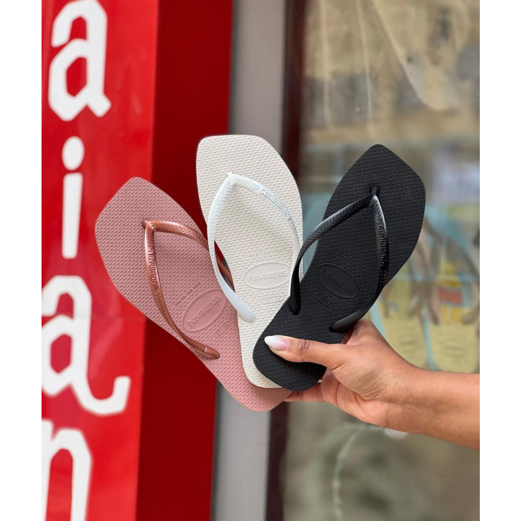 Chinelo Havaianas Quadrada Square CORES Sandália Slim Lançamento ...