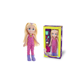 Combo Boneca Barbie Busto Fala Frases + Kit Fashion Maquiagem ED1  Brinquedos Kit Infantil menina rosa