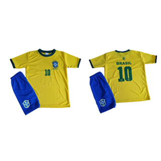 Camiseta Infantil Brasil Blusa Menino Menina Camisa Maj360