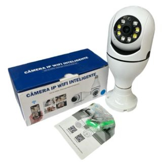 Câmera Ip Lâmpada Wifi Full Hd Visão Noturna Yoosee Y8177