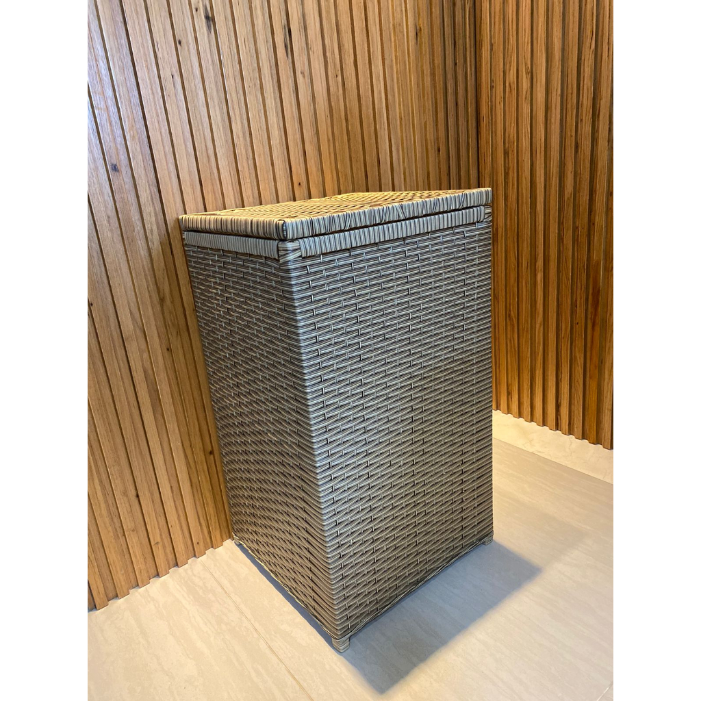 Cesto de Roupa Suja Roupeiro Fibra Sintética 100 Litros