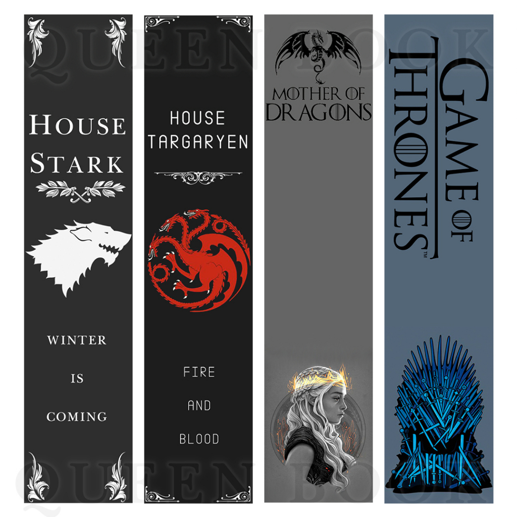 Kit Marca Página Para Livros Game Of Thrones
