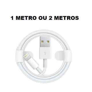 CABO PARA IOS USB DE CARREGAMENTO RÁPIDO DADOS DE 1M OU 2M PARA IOS